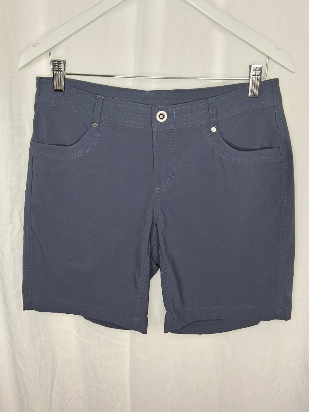 KUHL TREKR™ 8” Inseam Women's Shorts Quick Dry UV50+ Protection Blue Size 8 NWOT